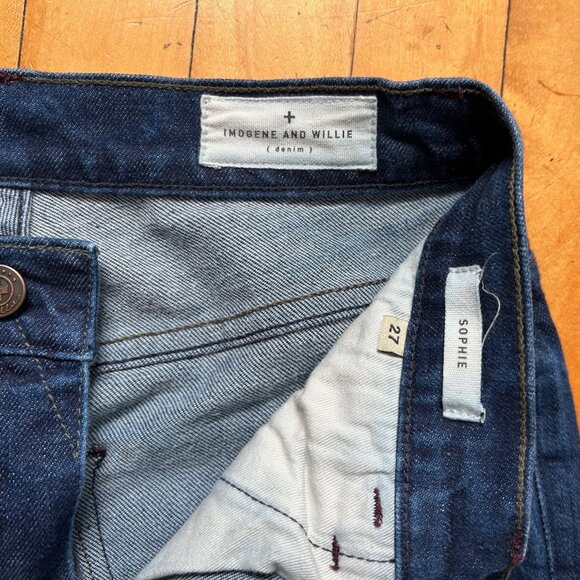 Imogene + Willie Sophie Indigo Rinse Jean 27 - Picture 7 of 13